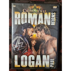 WWE : Crown Jewel 2022 (DVD, 2 Disc Set, Region Code 1) Roman Reigns Logan Paul